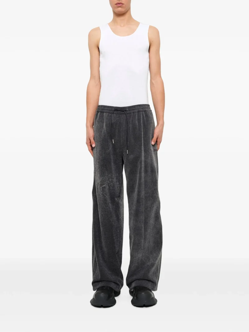 Pantaloni Juun.J Soft-Touch Drawstring gri - imagine 7