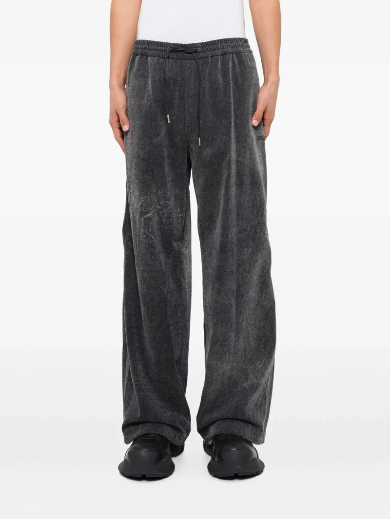 Pantaloni Juun.J Soft-Touch Drawstring gri - imagine 6