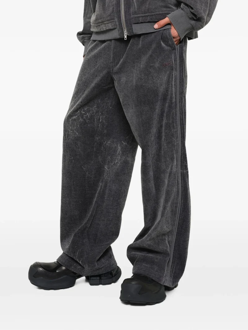 Pantaloni Juun.J Soft-Touch Drawstring gri - imagine 5
