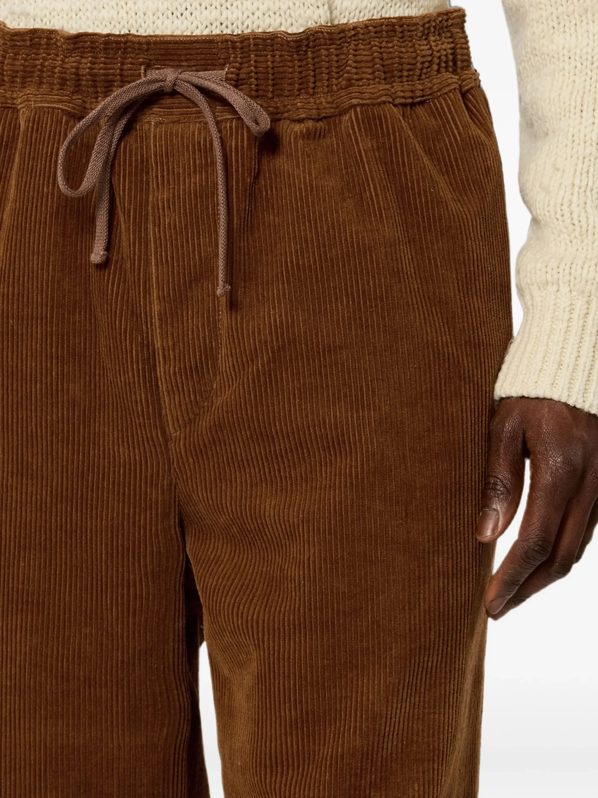 Pantaloni MARANT Arlen maro - imagine 5