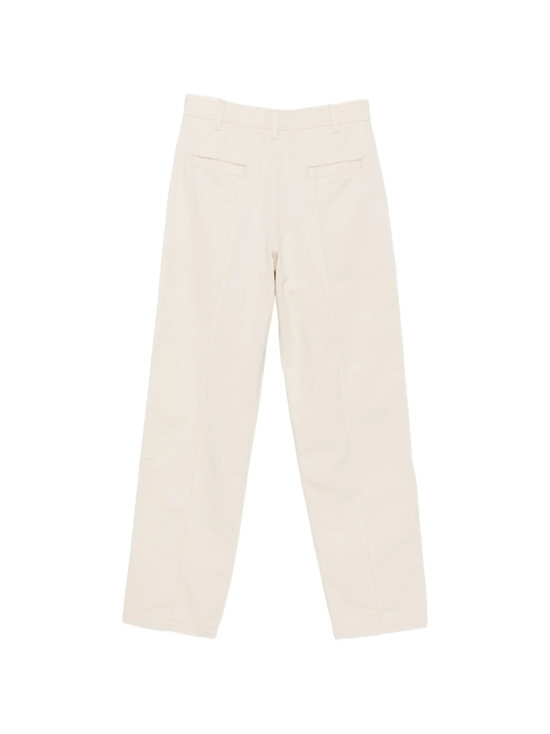 Pantaloni MARANT Elois Button-Flap Detail bej - imagine 2