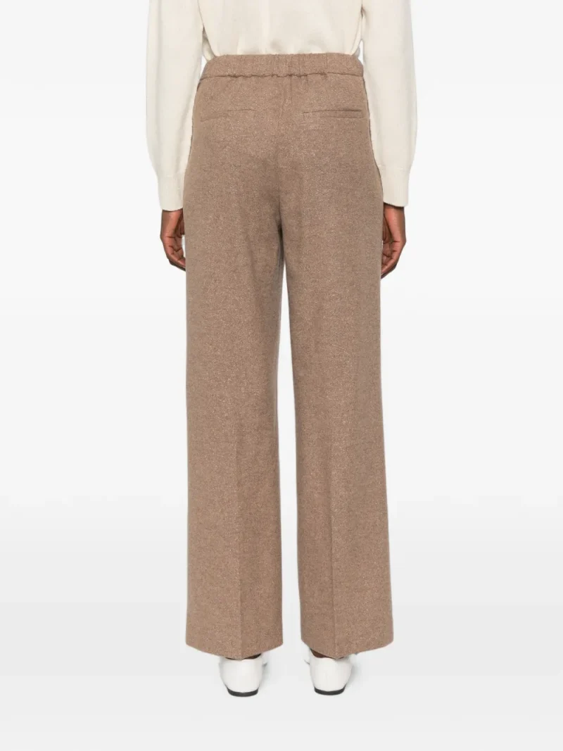 Alternative view of Pantaloni Peserico Drawstring Wide-Leg maro
