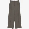 Pantaloni Peserico Pressed-Crease gri