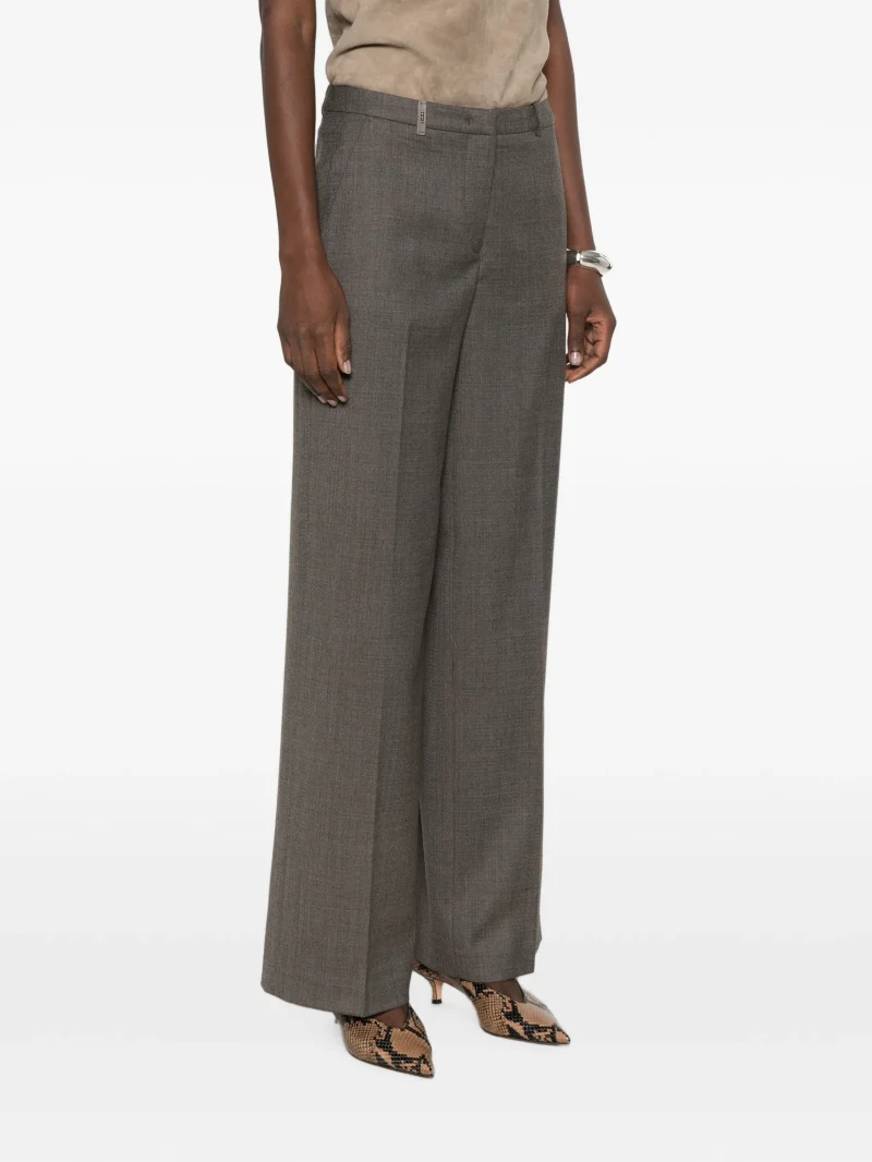 Pantaloni Peserico Pressed-Crease gri - imagine 3