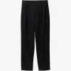 Pantaloni Versace Stretch Wool Tailored negru