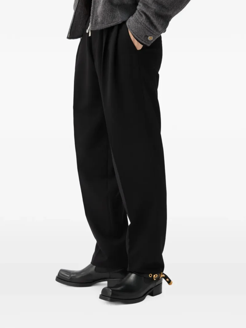 Alternative view of Pantaloni Versace Stretch Wool Tailored negru