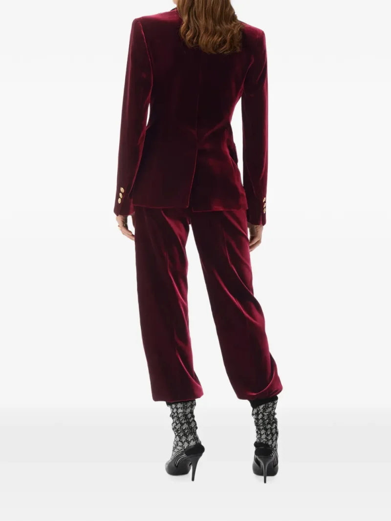 Alternative view of Pantaloni Versace Velvet visiniu