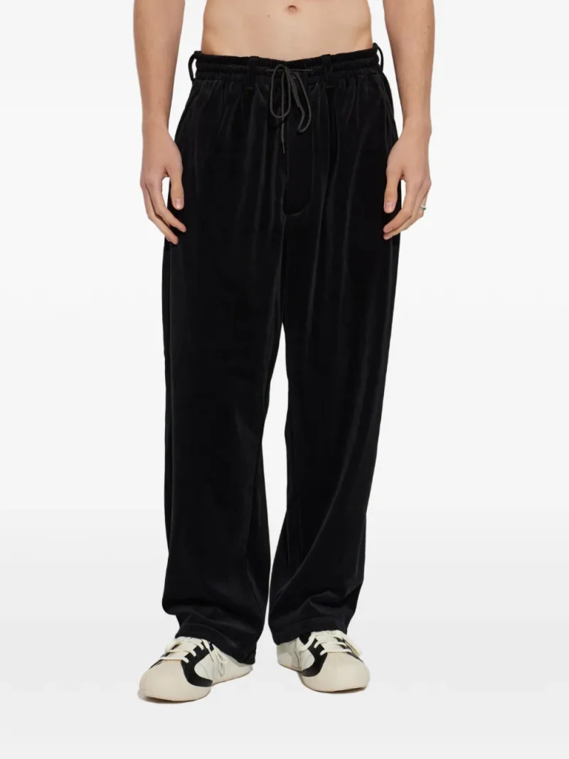 Pantaloni Y-3 Corduroy Drawstring negru - imagine 4