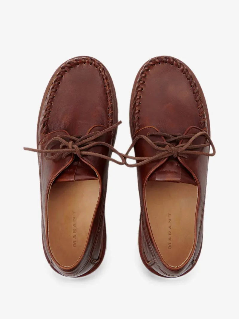 Pantofi MARANT Byren maro - imagine 4