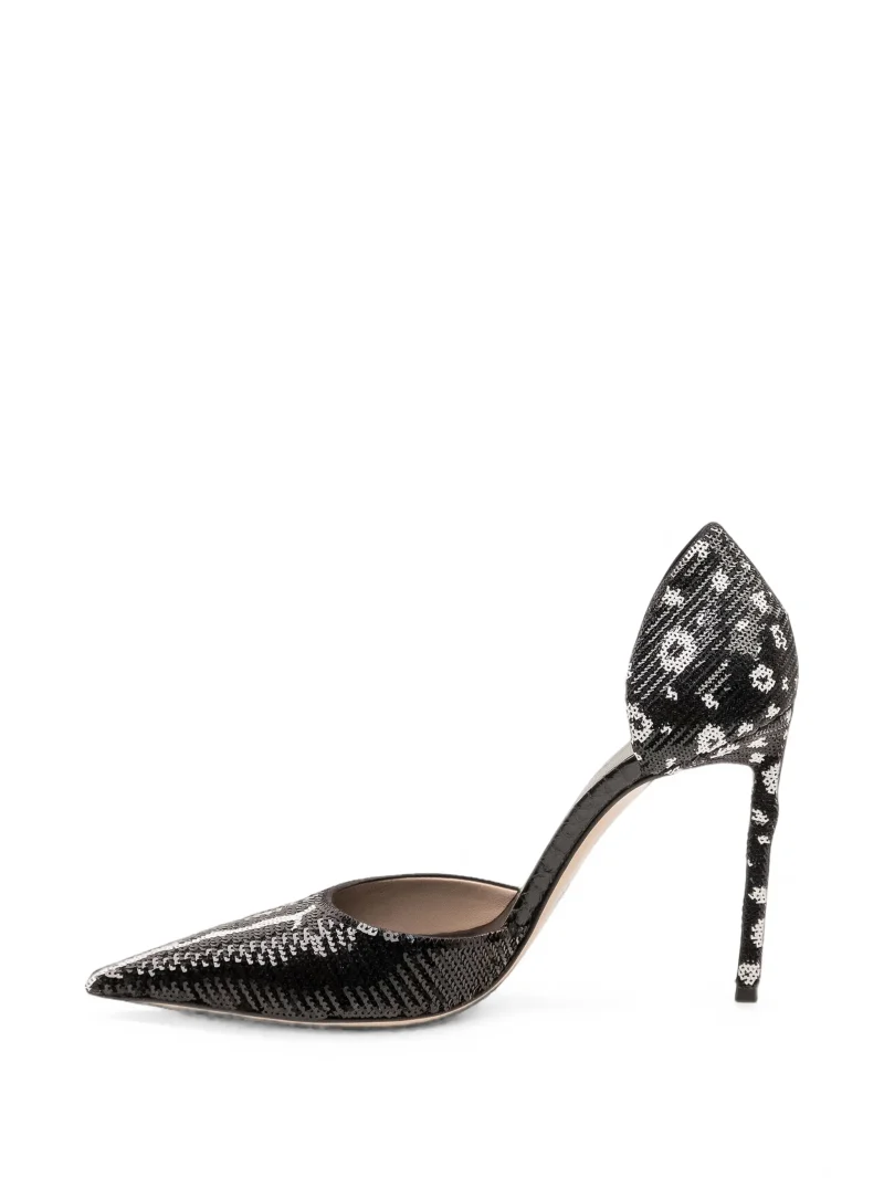 Pantofi TOM FORD Sequin-Embroidered negru - imagine 4