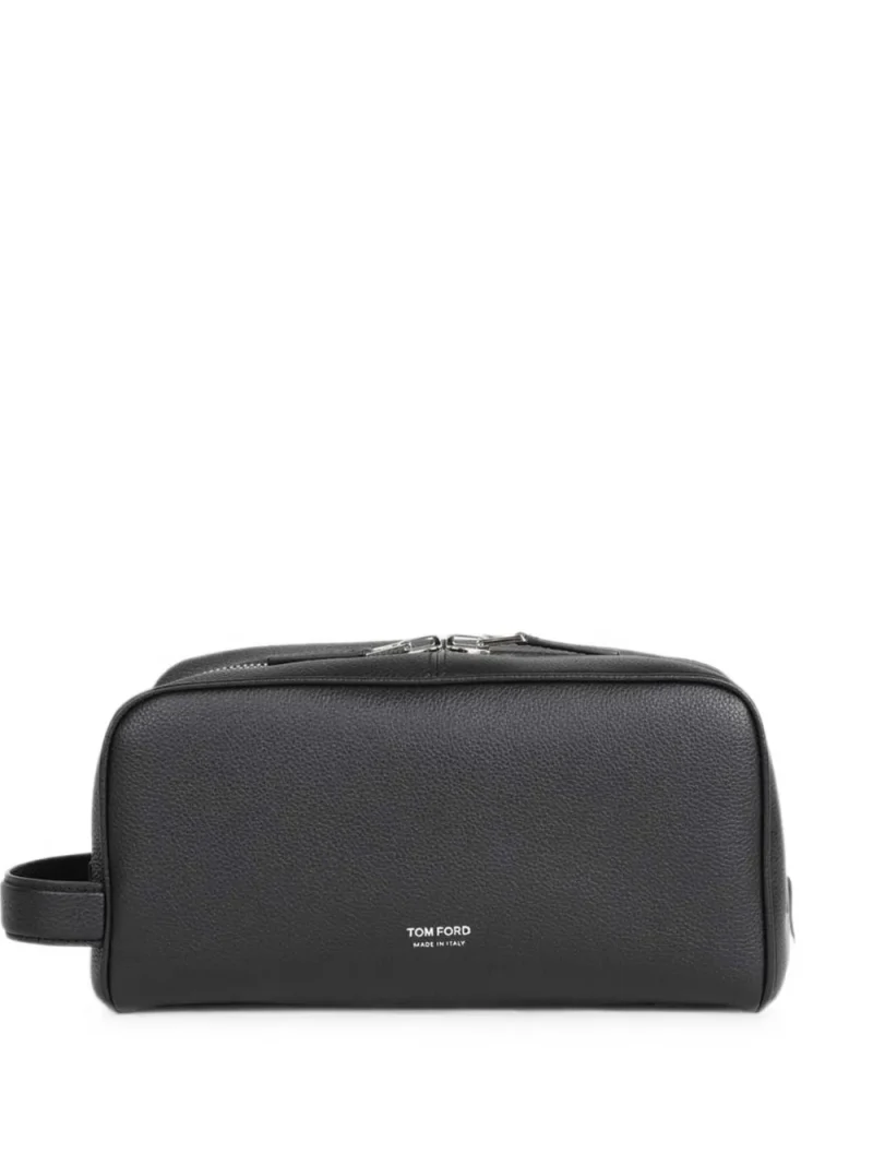 Portfard TOM FORD Grained Leather negru