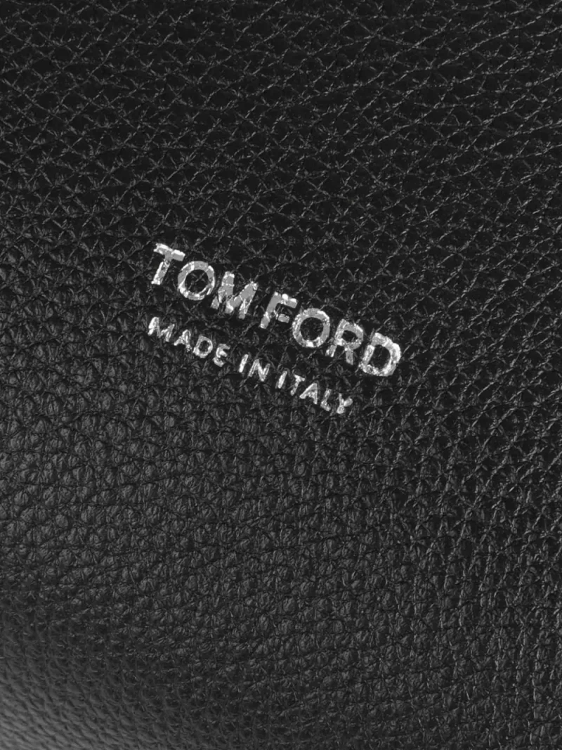 Portfard TOM FORD Grained Leather negru - imagine 3