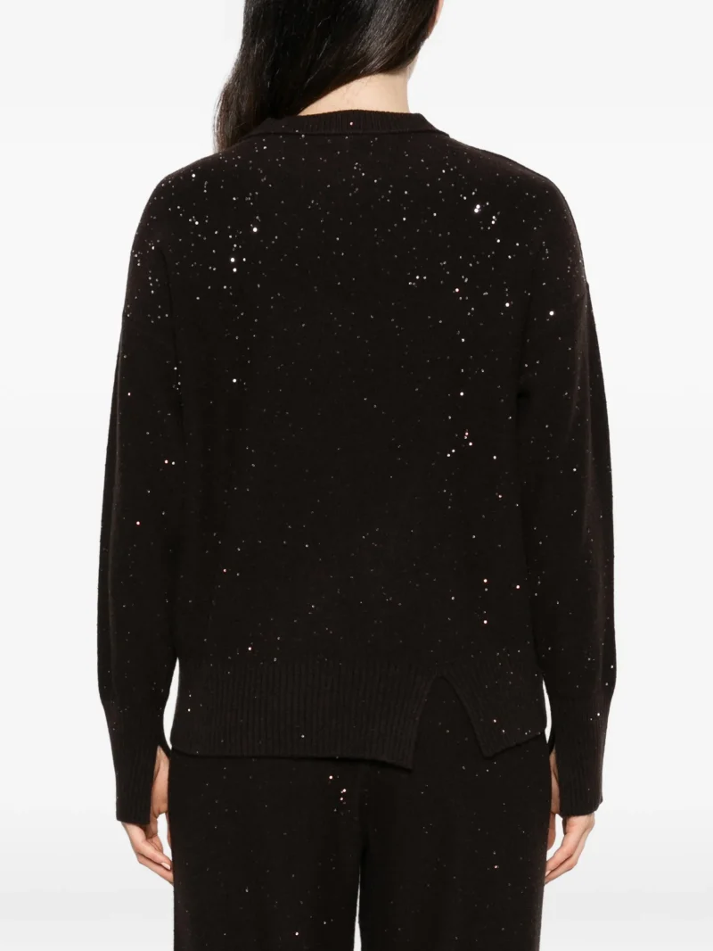 Alternative view of Pulover Antonelli Sequin-Embellished Side-Slit maro