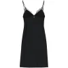 Rochie midi Coperni Lace-Trim negru