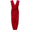 Rochie midi Versace Viscose-Jersey Gown rosu