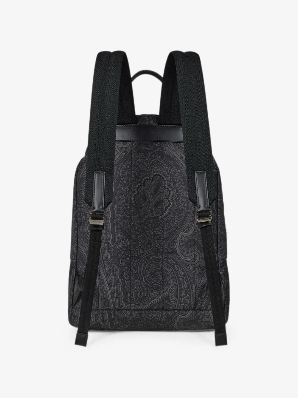 Rucsac ETRO Nylon Backpack with Arnica Motif gri - imagine 2