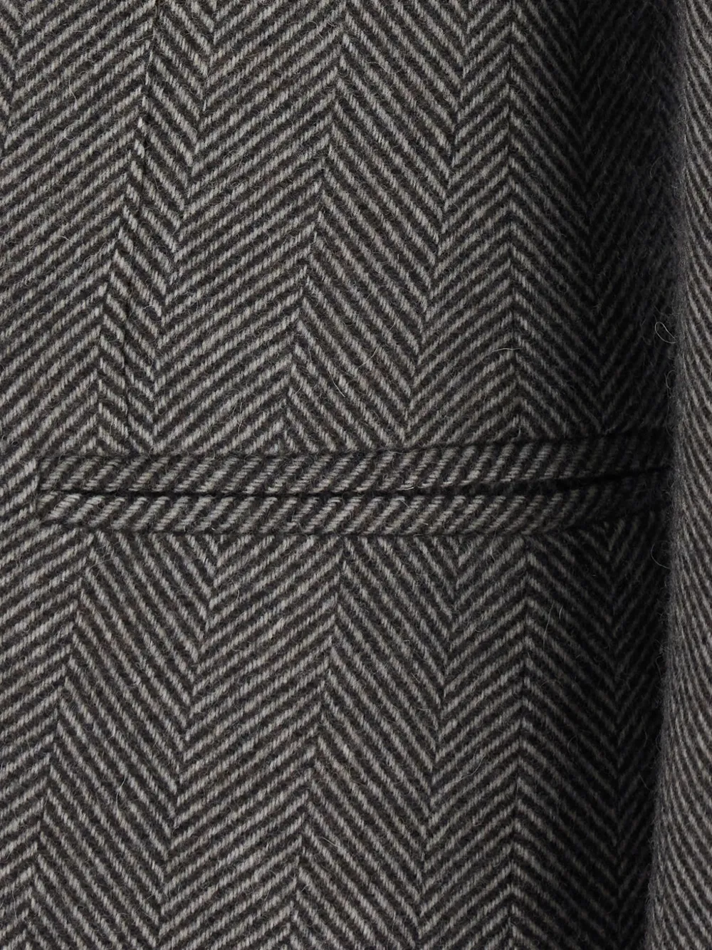 Sacou Antonelli Herringbone-Pattern Single-Breasted maro - imagine 3