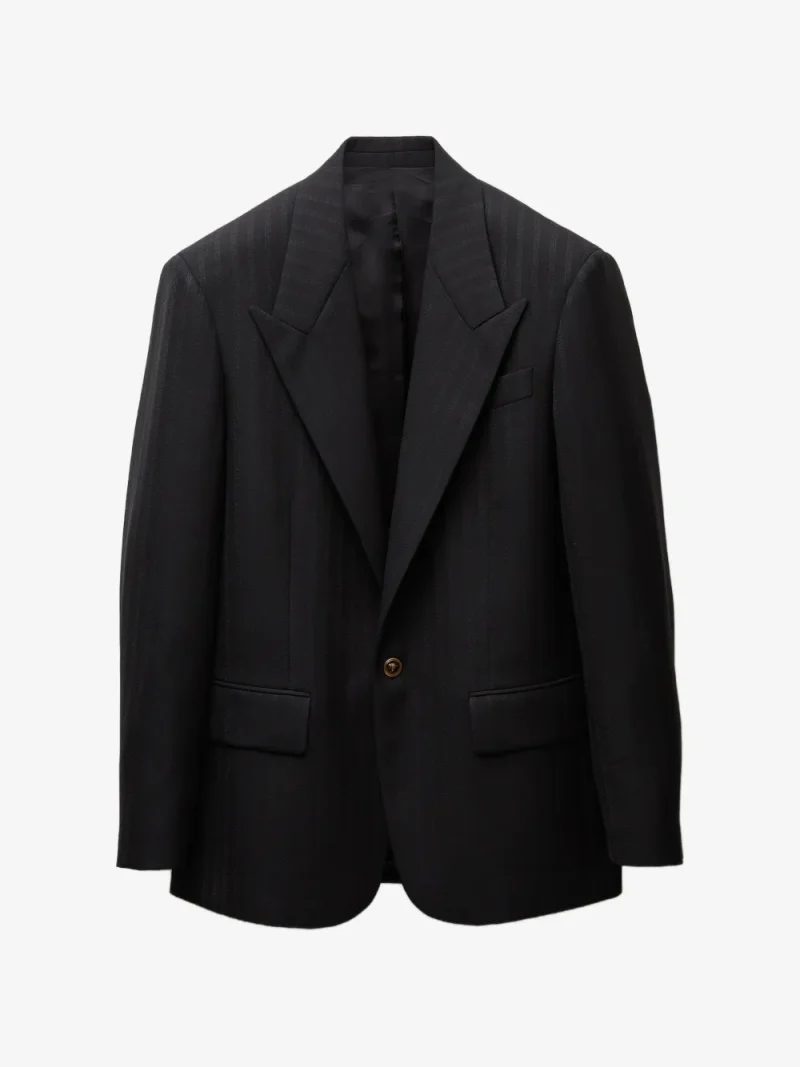 Sacou Versace Jacquard Wool negru