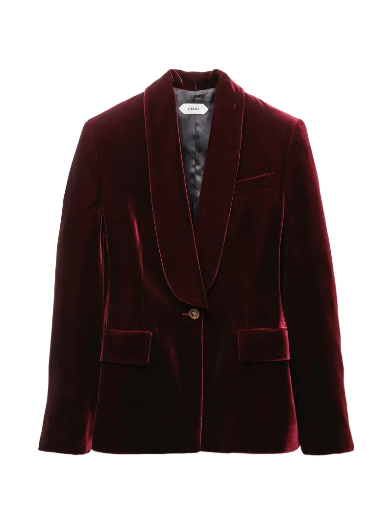 Sacou Versace Viscose Velvet visiniu