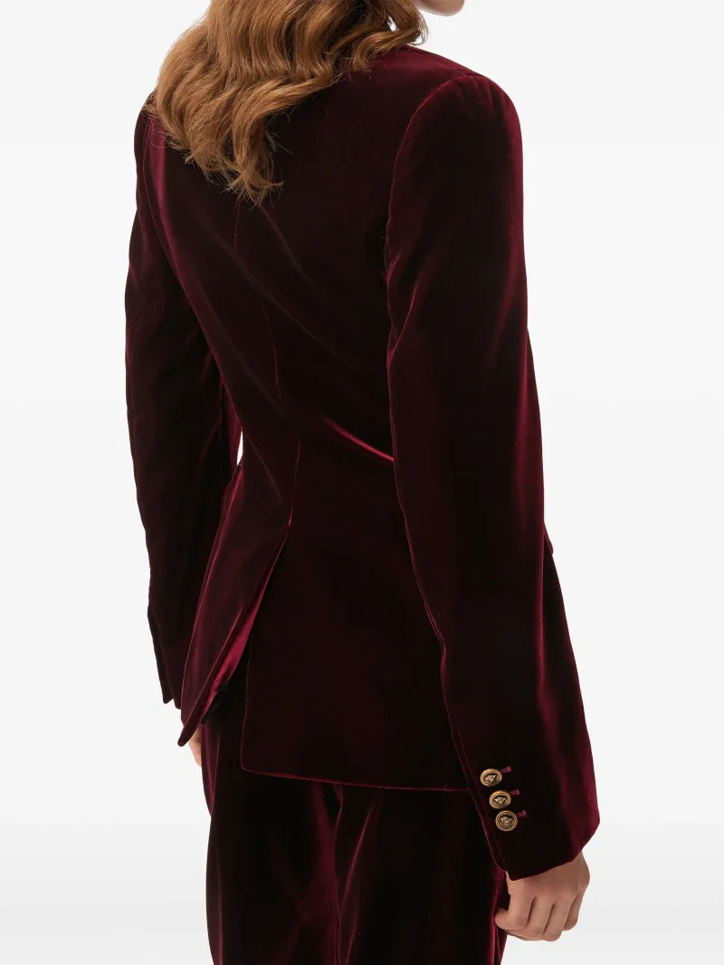 Alternative view of Sacou Versace Viscose Velvet visiniu