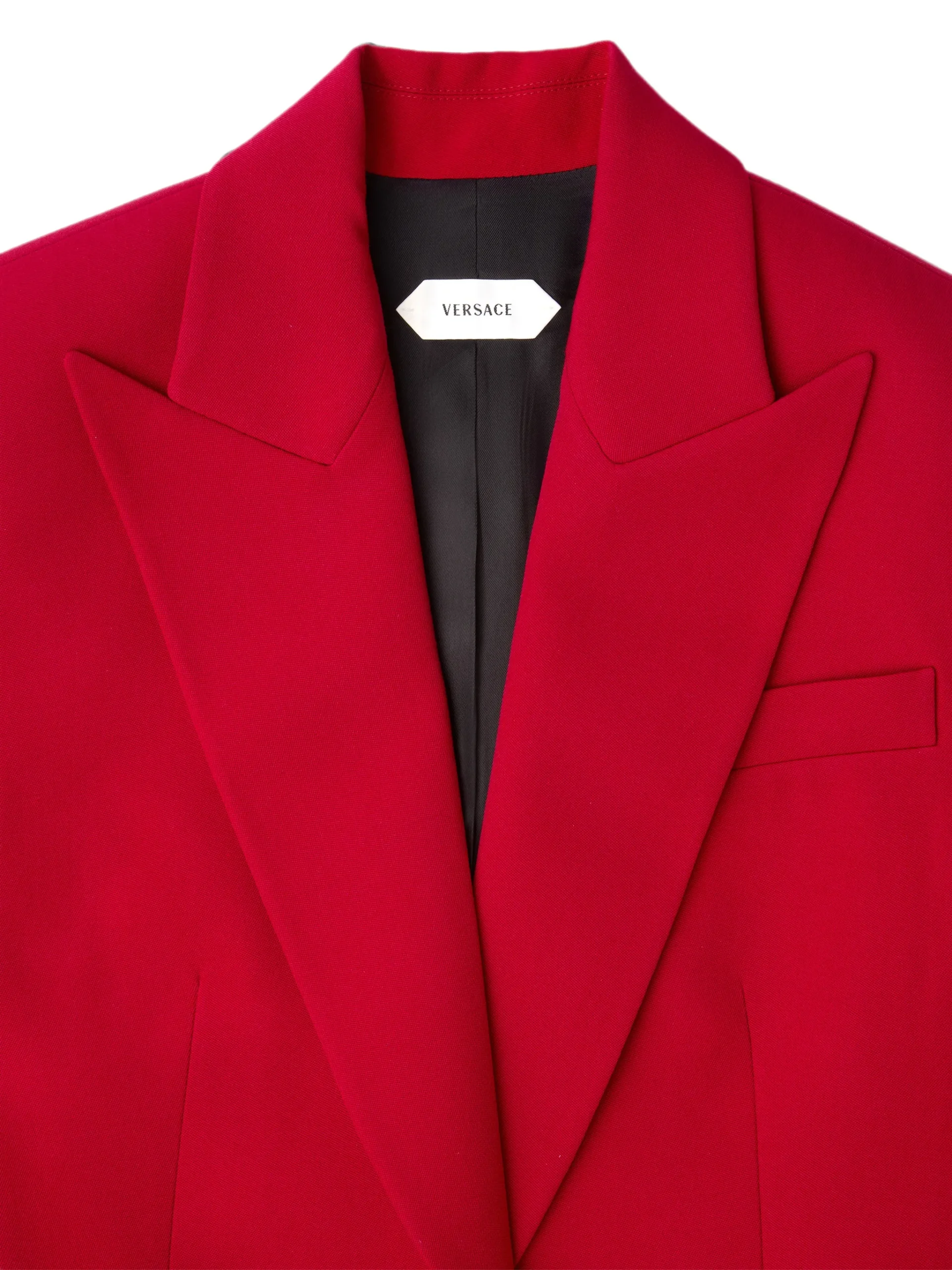 Sacou Versace Wool Medusa rosu - imagine 3