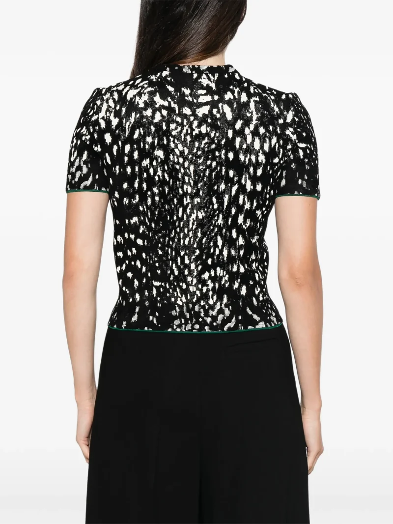 Alternative view of Top TOM FORD Lynx Jacquard negru