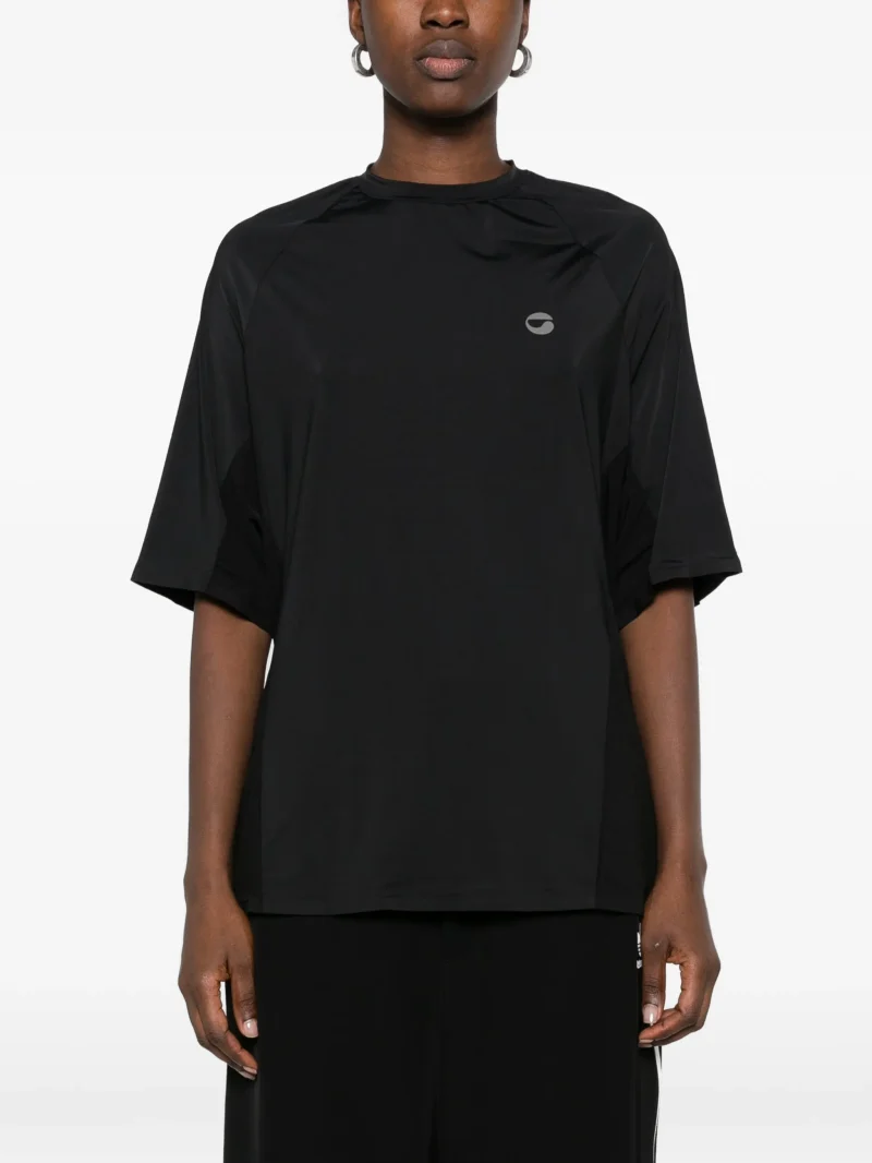 Tricou Coperni Cut-Out Draped-Back negru - imagine 4