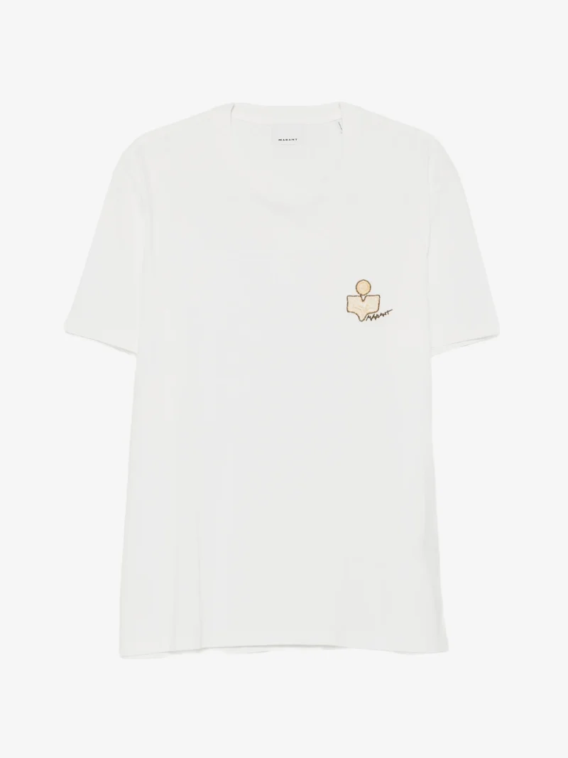 Tricou MARANT Logo Embroidered alb