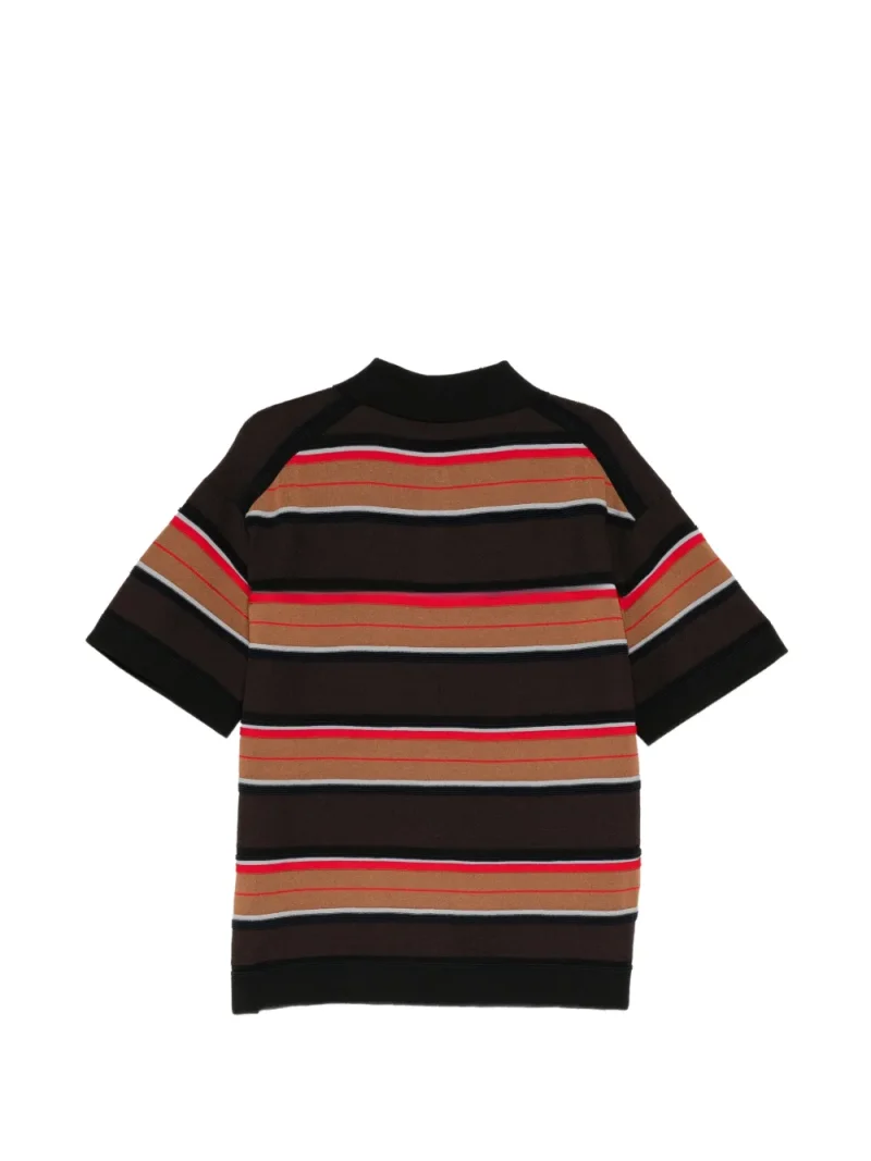 Alternative view of Tricou polo Juun.J Striped Short-Sleeve multicolor