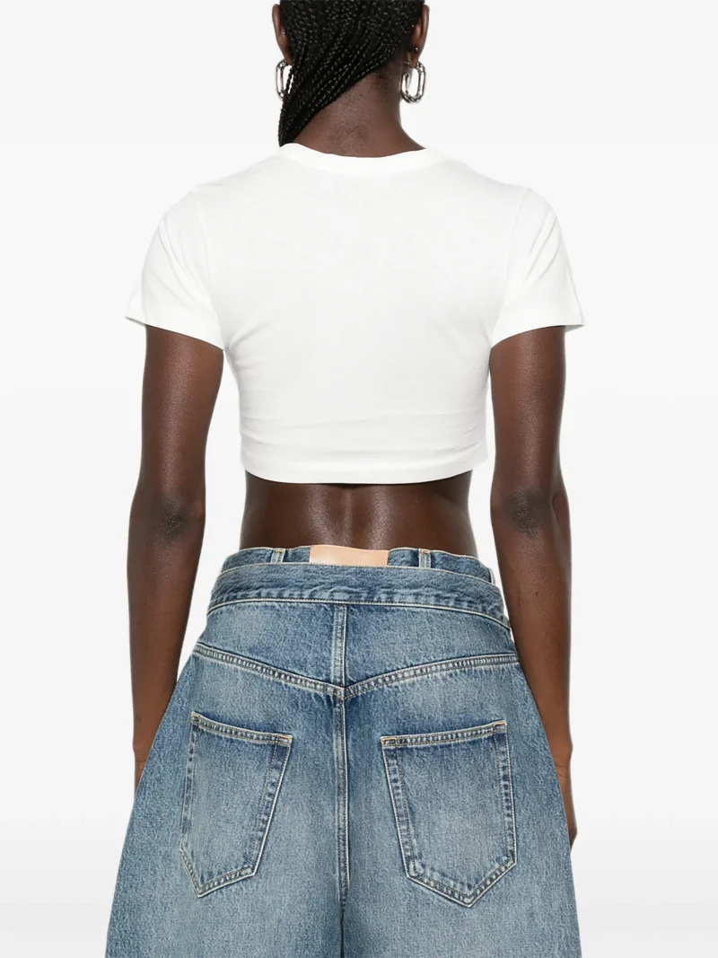 Alternative view of Tricou The Attico Corset-Style alb