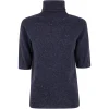 Top Antonelli Sequin-Embellished Roll-Neck gri