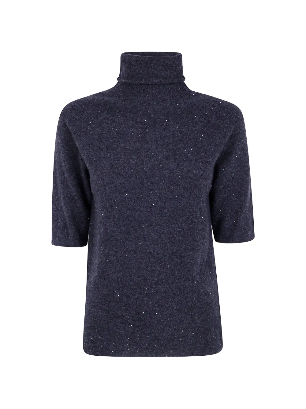 Top Antonelli Sequin-Embellished Roll-Neck gri